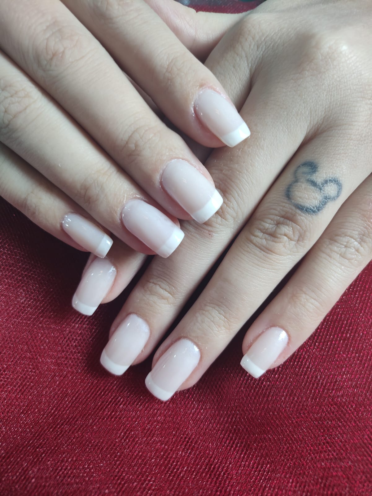 Alongamento sleep tipo gel.